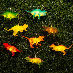 1.5/3m LED Dinosaur String Lights Battery Fairy Lights Kids Room Party Xmas Decor