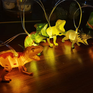 1.5/3m LED Dinosaur String Lights Battery Fairy Lights Kids Room Party Xmas Decor