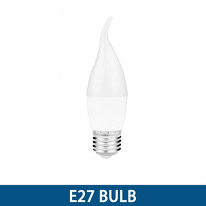 10-Pack E14 E27 LED Candle Bulbs 220V 3W-9W Chandelier Lamp Bedroom Energy Saving Decor Lights
