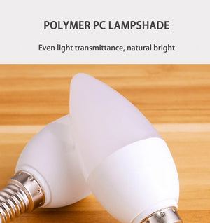 10-Pack E14 E27 LED Candle Bulbs 220V 3W-9W Chandelier Lamp Bedroom Energy Saving Decor Lights