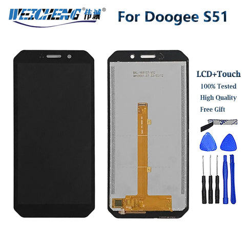 Doogee S51/S61 Pro LCD Touch Screen Digitizer Assembly Replacement Parts