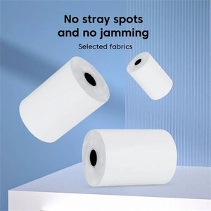 10 Rolls Thermal Mini Printer Label Sticker 57x25mm Self-Adhesive Paper For Kids Instant Camera