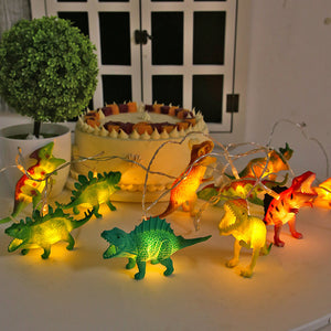 1.5/3m LED Dinosaur String Lights Battery Fairy Lights Kids Room Party Xmas Decor