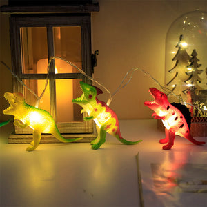 1.5/3m LED Dinosaur String Lights Battery Fairy Lights Kids Room Party Xmas Decor