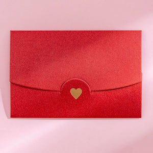 10 Pack Color Retro Bronzing Mini Envelopes 10.5x7cm - Iridescent Paper for Love Letters & Invitations