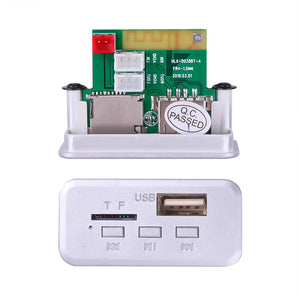 "12V Bluetooth 5.0 Car MP3 Player Kit with USB, TF, FM Radio, Wireless Audio Receiver Decoder Board"