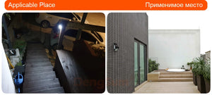 100 LED Solar Motion Sensor Street Light, Sunlight Control, 3-Sided, Outdoor Yard Path Home Garden Lamp