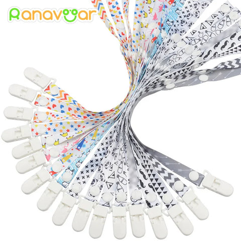 Adjustable Baby Pacifier Clips Soother Holder Strap Toy Chain for Infant Nipple Accessories