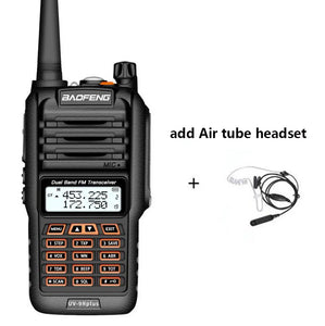 2025 UV9R Plus 18W Long Range Walkie Talkie 40-50km VHF UHF Ham Radio Transceiver CB Radio
