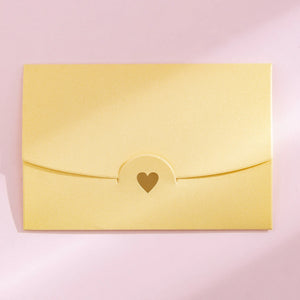 10 Pack Color Retro Bronzing Mini Envelopes 10.5x7cm - Iridescent Paper for Love Letters & Invitations