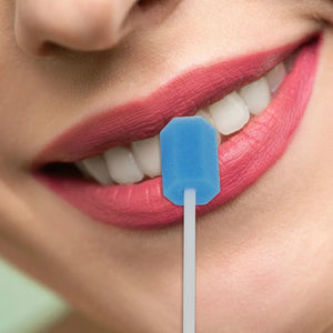 100-Pack Soft Disposable Oral Swabs - Sponge Sticks for Mouth & Dental Care