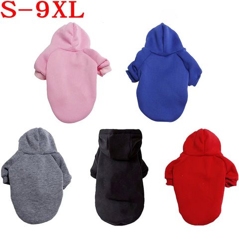 Adjustable Dog Hooded Coat for Small to Large Breeds, Sizes S-9XL