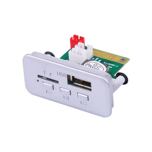 "12V Bluetooth 5.0 Car MP3 Player Kit with USB, TF, FM Radio, Wireless Audio Receiver Decoder Board"
