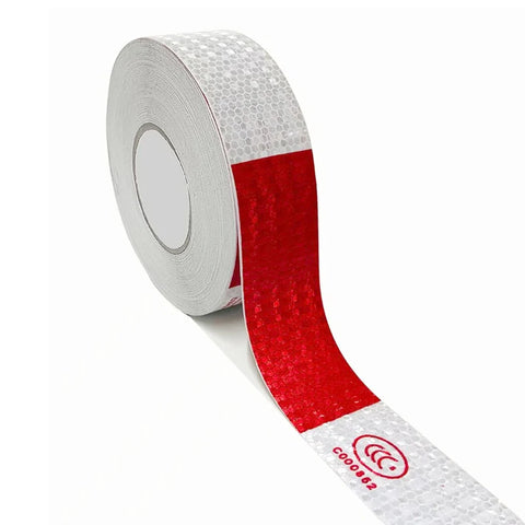5cm x 50m Reflective Warning Tape Self-Adhesive Roll for Cars and Motorcycles