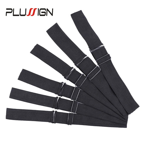 Adjustable Elastic Wig Bands 3pcs/5pcs for Sewing - Black, 2.5cm-3.5cm Width Wig Accessories