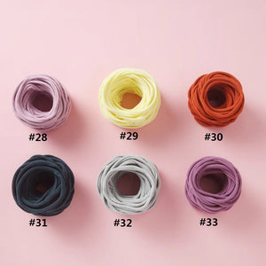 10-Pack Traceless Nylon Stretch Headbands for Newborns & Kids - Elastic Baby Hair Accessories