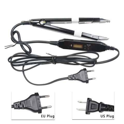 Adjustable Temperature Hair Extension Fusion Heat Tool for Keratin Bonding