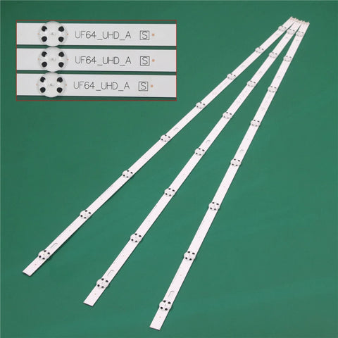 850mm LED Light Bars for LG 43" TV Models 43UF640V 43UF6700 LED Backlight Strip Replacement