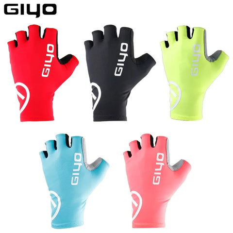 Half Finger Bike Gloves, Anti-Slip Cycling Mitts for MTB & Road Riders