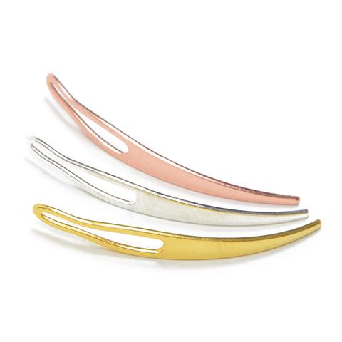 2 Pcs Dreadlocks Interlocking Crochet Hook & Curved Wig Needle Set for Hair Styling