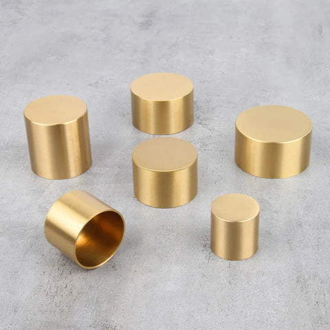 4pcs Luxury Copper Brass Chair Table Cabinet Foot Protective Covers 1.5mm Thick