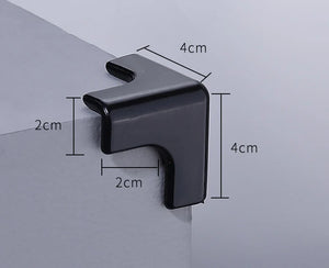 10 Pack Clear Silicone L-Shaped Baby Safety Corner Protectors for Table Desk Edges - Soft, Transparent Guards