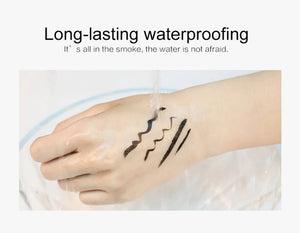 10-Color Waterproof Gel Eyeliner Set with Brush - Long-Lasting Eye Makeup Kit