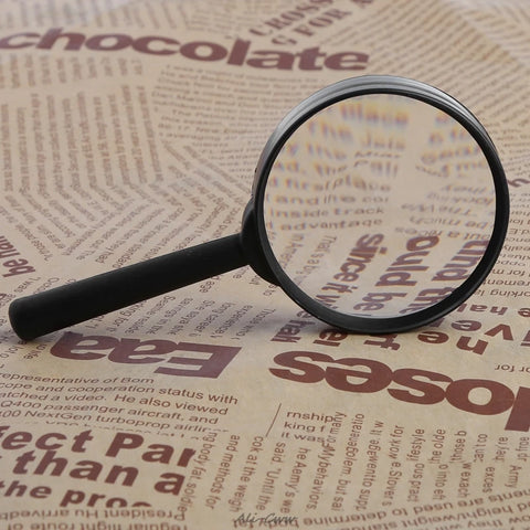 5x Magnifier Loupe 60mm Handheld Reading Glass Lens