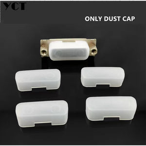 100pcs DVI Connector Dust Caps for Notebook Ports - Protective Female Dust Covers & Free Shipping