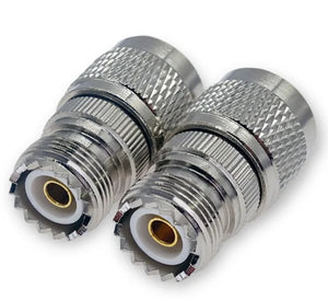 10-Pack N Male to UHF SO-239 Female RF Coaxial Adapter Connectors