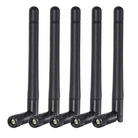 5-Pack Dual Band WiFi Antennas 2.4GHz/5GHz 3dBi SMA Male for Wireless Video Security IP Camera Recorder