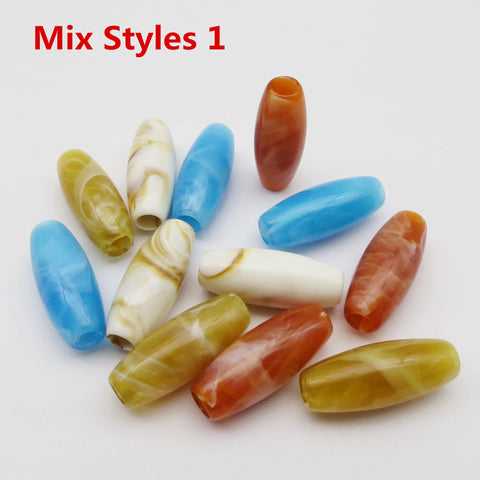 Crochet Braids Hair Beads Rings - Dreadlock Tubes for Kids & Women, 6/12pcs Hair Accessories