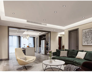 10-Pack LED Downlight Waterproof IP65 Black Shell 5W-18W Cold/Warm/Natural White Spot Lamp 220V/230V Indoor Lighting