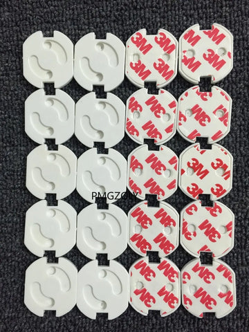 Baby Safety Outlet Cover Set, 10pcs Electrical Socket Protectors, Childproof Plastic Plug Guards, Prevent Electric Shock