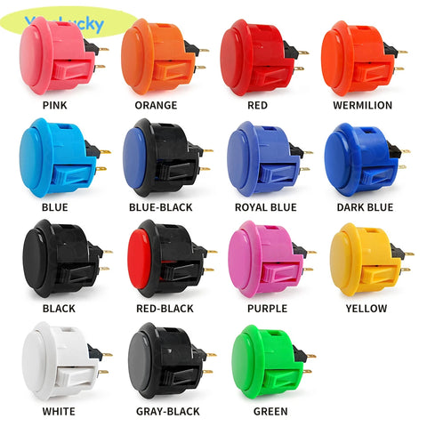 Arcade Push Button 24mm/30mm for Mame, Raspberry Pi, Switch