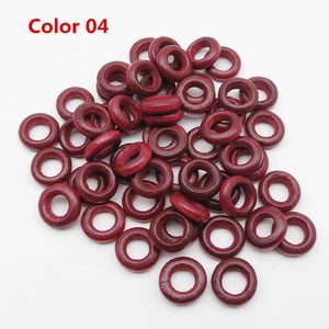 100pcs Large Hole Wooden Beads for Jewelry, Dreadlocks, Hair Braids, Crafts Wholesale