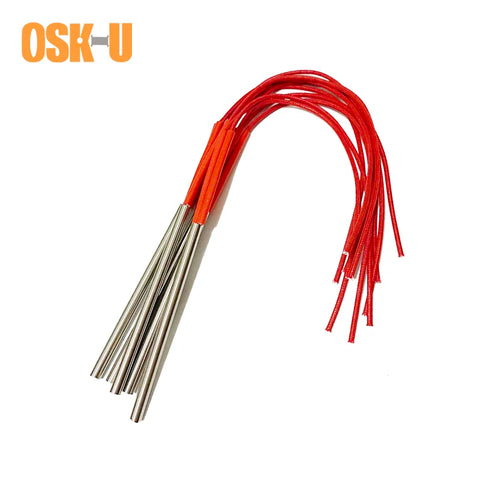 5pcs Electric Cartridge Heater 220V 6mm Stainless Steel Heating Element 80W/100W/120W