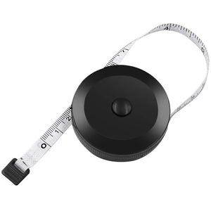 1.5m 60in Black Double Sided Auto Retractable Sewing Measuring Tape Flexible Tool
