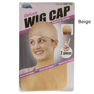10 Pack Stretchable Wig Caps Elastic Hairnet Brown Mesh 5 Colors 2pcs/pack