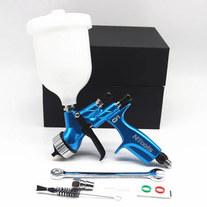 1.3mm Stainless Steel Nozzle Paint Spray Gun for Water-Based Paint, Automotive Varnish, Air Tools