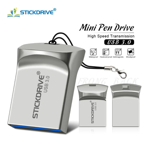64GB USB 3.0 Flash Drive Pen Drive 32GB/16GB/8GB Super Mini Pendrive Memory Stick