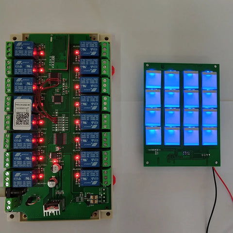 16 Channel Wireless Touch Relay Module for Smart Control