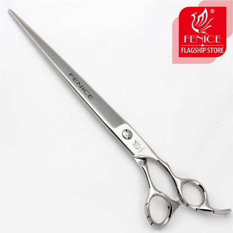 Dog Grooming Scissors 7-9" | Straight Shears Non-slip Grip for Professional Pet Care