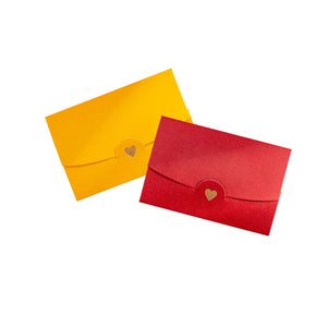 10 Pack Color Retro Bronzing Mini Envelopes 10.5x7cm - Iridescent Paper for Love Letters & Invitations