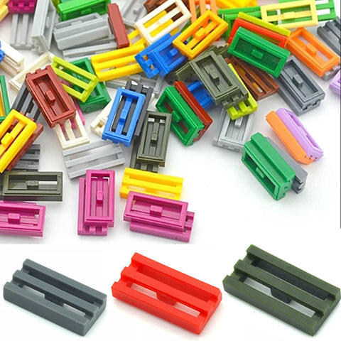 150pc Radiator Grille 1x2 Block Set for Brick Building Kits