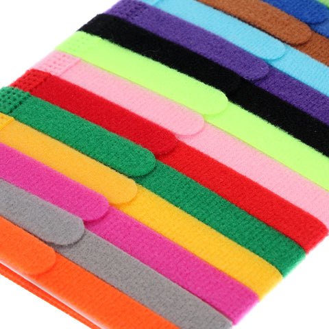15pc Adjustable Multicolor Pet ID Collars for Dogs, Cats & Kittens - Nylon Velvet