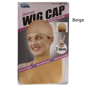 10 Pack Stretchable Wig Caps Elastic Hairnet Brown Mesh 5 Colors 2pcs/pack