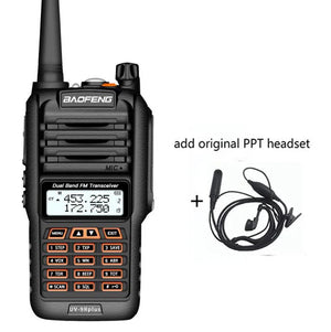 2025 UV9R Plus 18W Long Range Walkie Talkie 40-50km VHF UHF Ham Radio Transceiver CB Radio