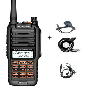 2025 UV9R Plus 18W Long Range Walkie Talkie 40-50km VHF UHF Ham Radio Transceiver CB Radio