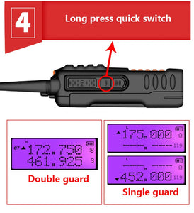 2025 UV9R Plus 18W Long Range Walkie Talkie 40-50km VHF UHF Ham Radio Transceiver CB Radio